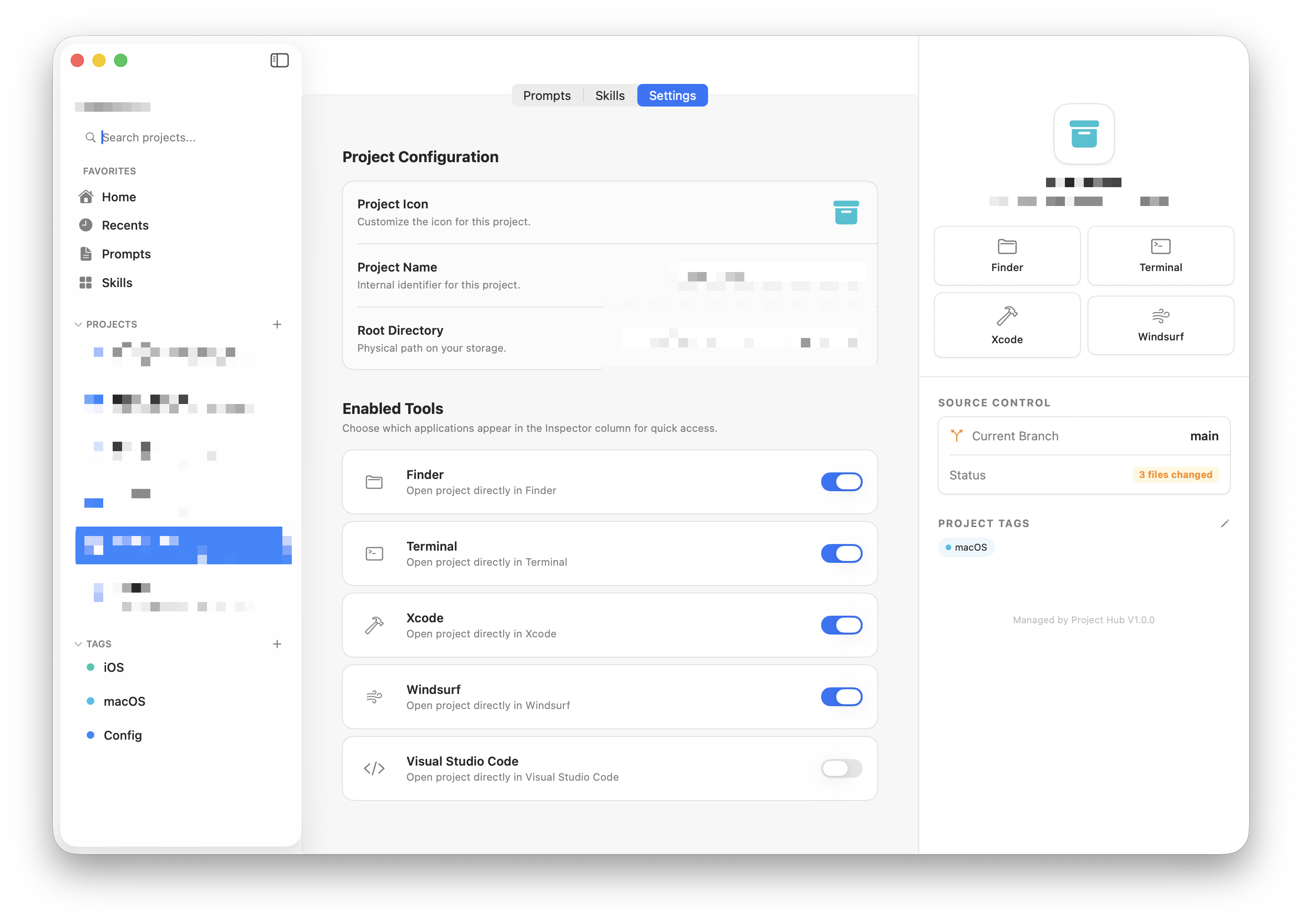 Project Settings